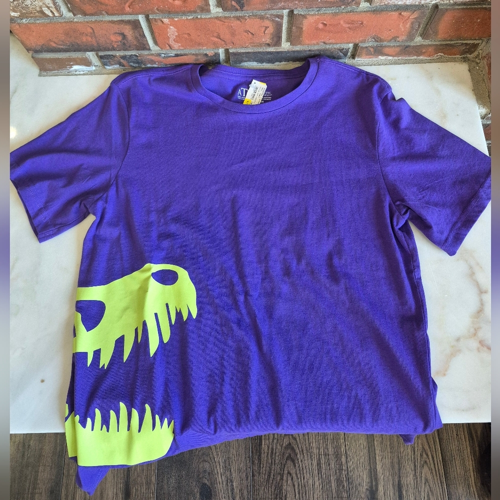 *Free With Purchase Purple Dinosaur Graphic T-Shirt